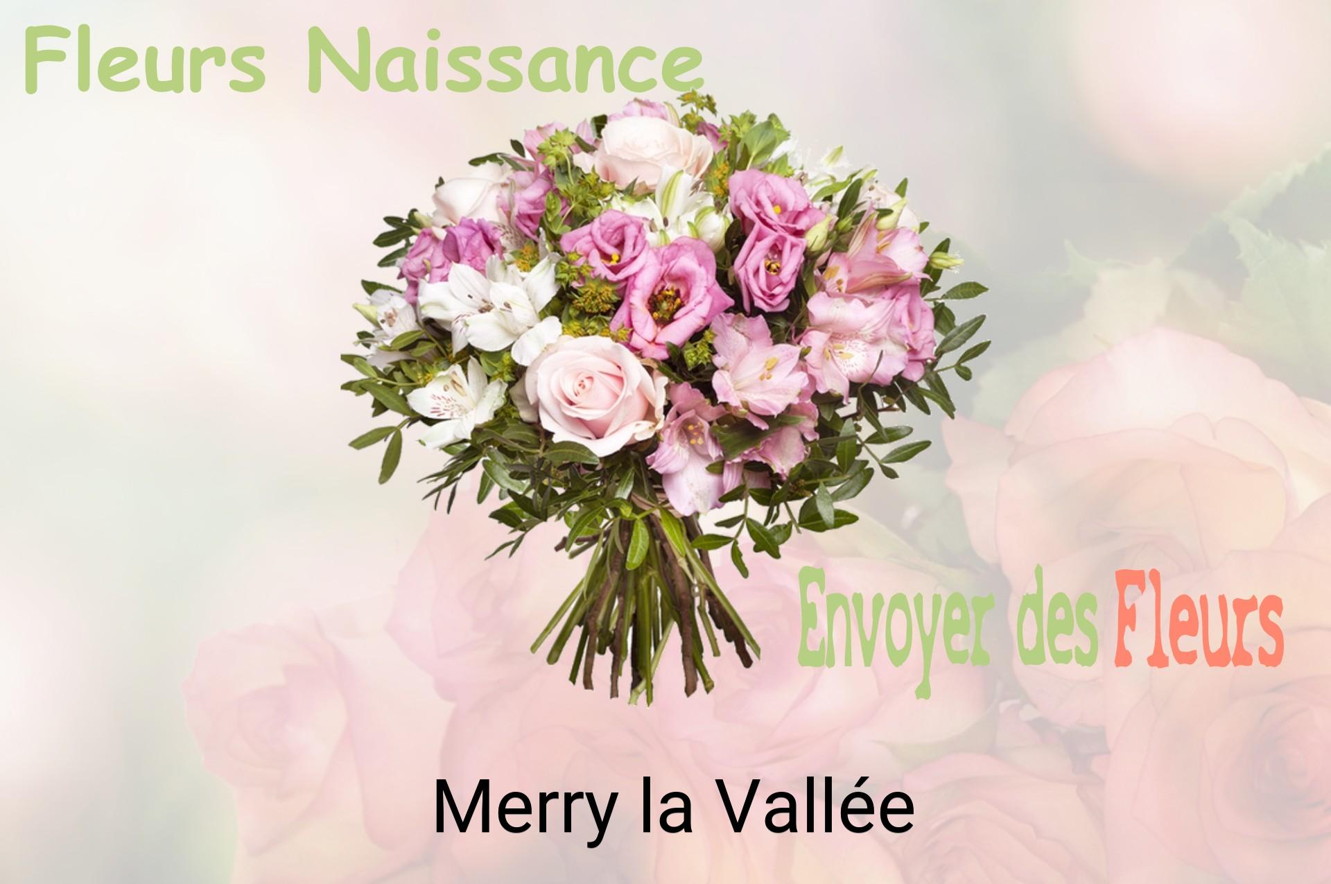 Bouquet de fleurs de naissance livré à Merry-la-Vallée